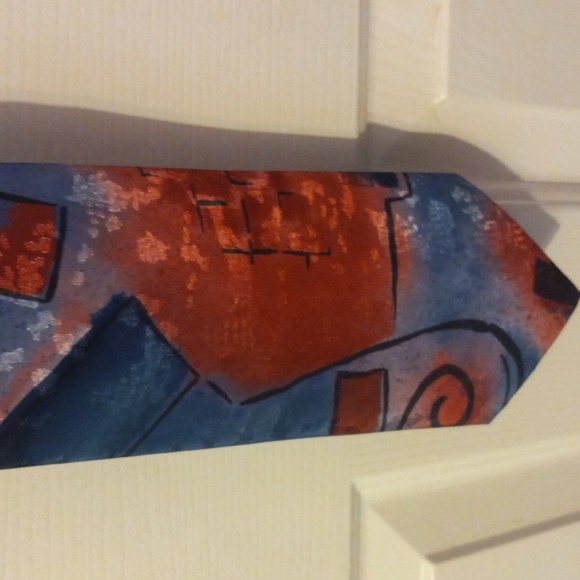 Johnny Carson abstract tie - Picture 2 of 6